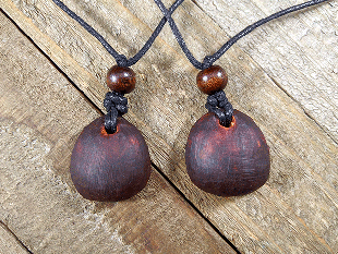 hand-carved avocado stone friendship necklaces