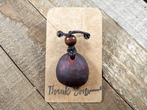 hand-carved avocado stone friendship necklace