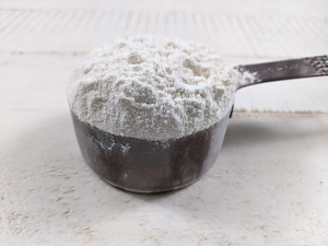 all purpose flour in measuring cup