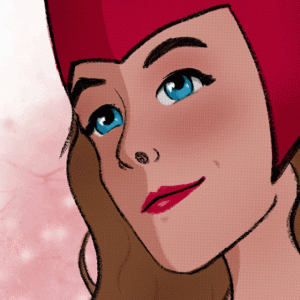 scarlet witch by jennibeedoodles