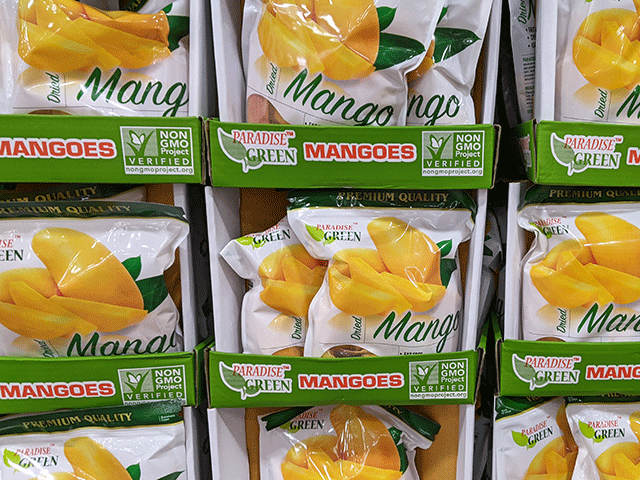 Paradise Green Dried Mango