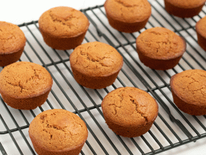 sourdough discard gingerbread muffins