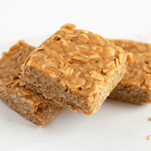 3 ingredient Peanut Butter Oatmeal Squares
