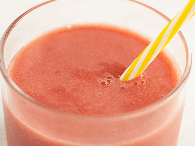 watermelon strawberry smoothie spa water
