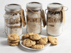 almond joy chocolate chip cookie mix jars