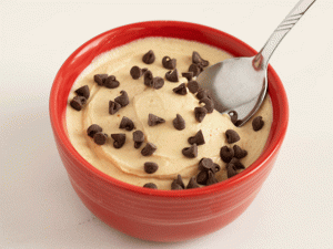 peanut butter chocolate chip greek yogurt dip with PBFit