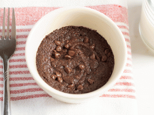 single-serve brownie with PBFit Powder